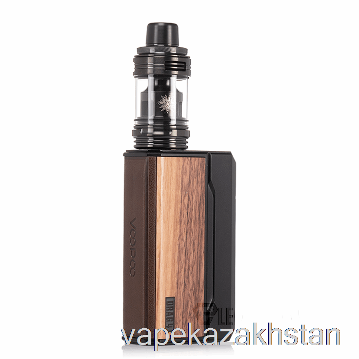 Vape Smoke VOOPOO Drag 4 177W Starter Kit Black + Walnut